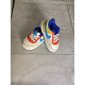 Nike Force Crib Shoe Multicolor DM1018-100 Infant Baby Booties Size 4C